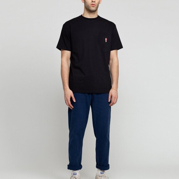 BNWT Revolution of 1995 - Logo Men's Evergreen Loose Fit T-Shirt / Black - Picture 6 of 7